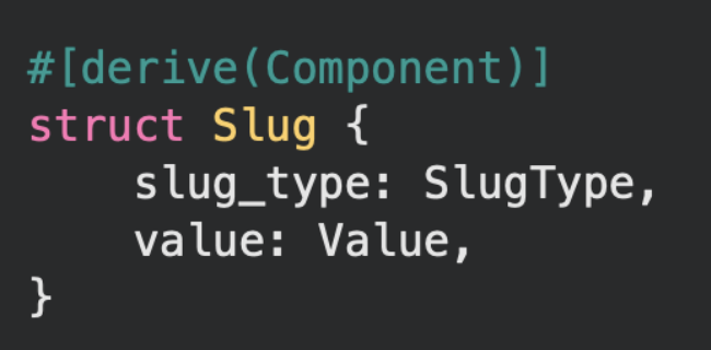 Slug Component