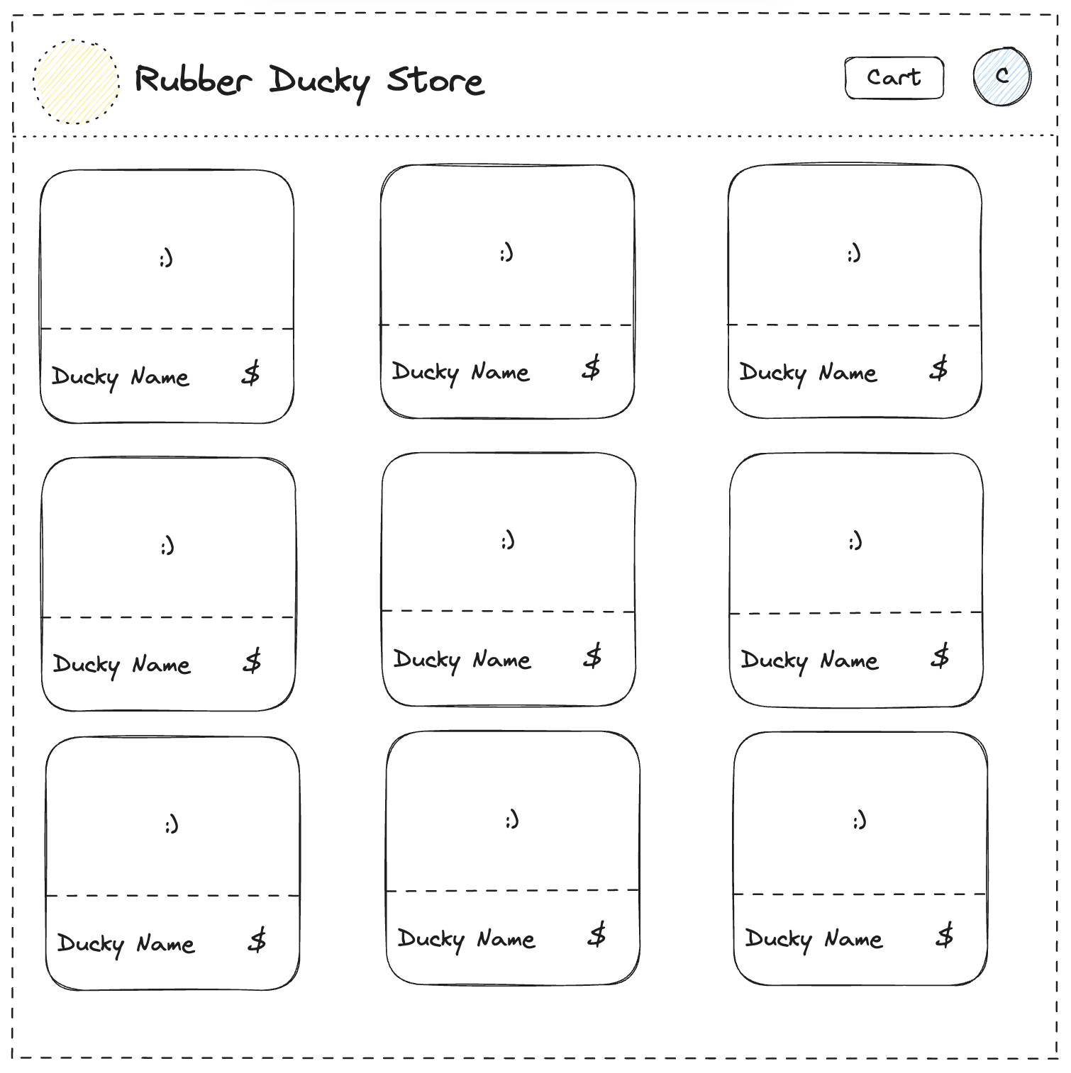 Rubber Ducky Store Prototype